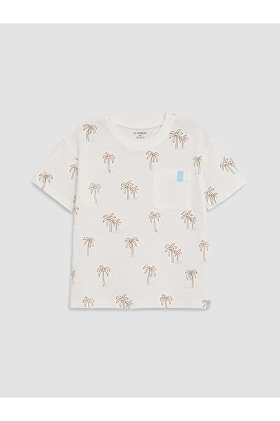 LC Waikiki Tricou de băieți cu guler rotund și imprimeu