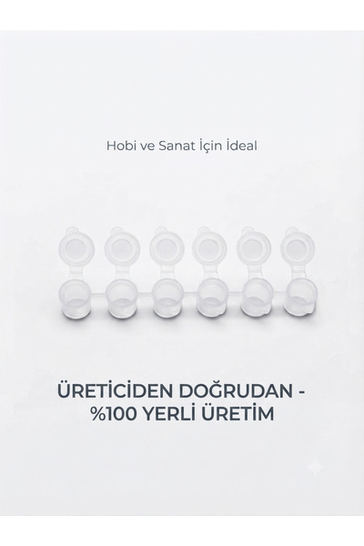 Helvacıoğlu Plastik 6'lı Profesyonel Boş Boya Haznesi ve Çok Amaçlı Saklama K...