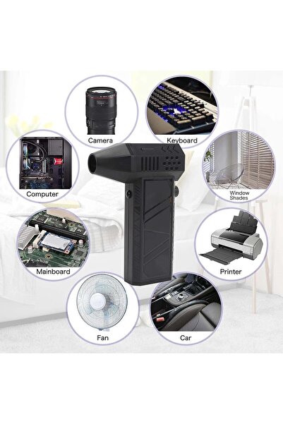 YK Design X10 Violent Turbo Fan Hava Tabancası Çantalı, Multi-Function Şarjlı...