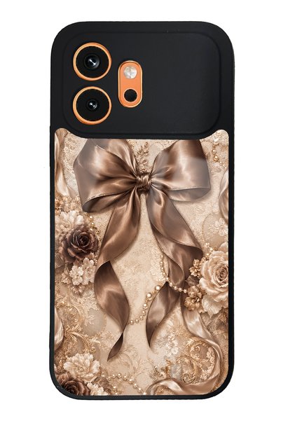 Spoyi Honor 600 Glossy Phone Case with Bronze Pearl Design