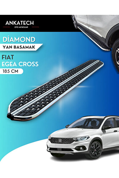 ANKATECH Fiat Egea Cross Diamond Krom Yan Basamak 185 Cm 2020 Üzeri