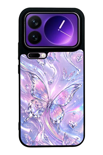 Spoyi Xiaomi 17 Pro Max Iridescent Dream Butterfly Tasarımlı Glossy Telefon K...