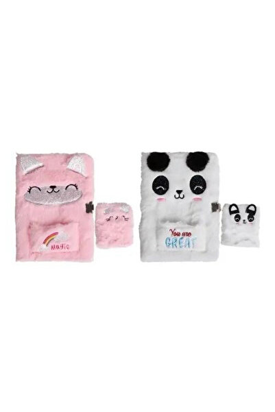 OEM Set caiete plush MP Main Paper A5 cu lacat si A7 multicolor
