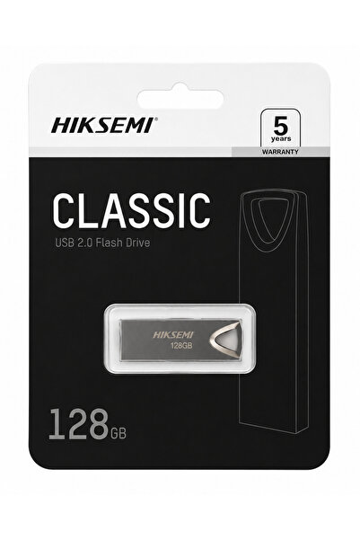 Hiksemi Classic USB 2.0 Flash Drive 128GB High-Speed Metal USB Memory Stick w...