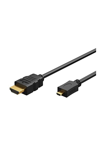 NO BRAND Καλώδιο GOOBAY micro HDMI σε HDMI 53781 με Ethernet, 4K/60Hz, 1m, μαύρο