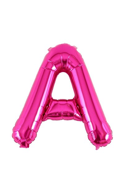 Baloane Vesele Balon Folie Litera A Roz 40 cm LTR7-A