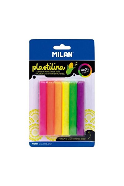 Milan Plastilina 6 Culori Neon, 70 g