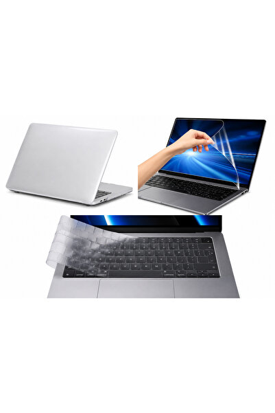 hk Macbook Pro 14 İnç A3185 A3401 A3434 A3426 A3427 M4 M5 PRO/MAX Kılıf Hardc...