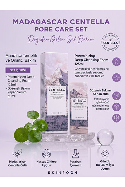Skin1004 Madagascar Centella Poremizing Gözenek Sıkılaştırıcı & Arındırıcı İk...