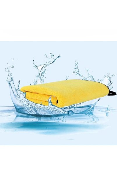 Next Lavetă super absorbantă 30x40 cm, utilizare pe ambele părți, culoare gri-galben, microfibră