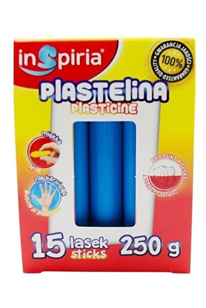 Inspiria Plastelina modelatoare, Inspiria, Plastilina, Albastru, 250g