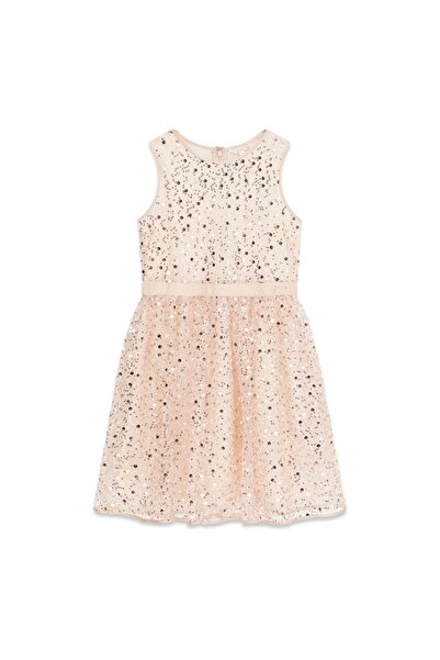 Guess Rochie elegantă de fată J6RK25KCLM0 Roz