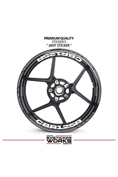 ARONA Honda Cbr 125R Wheel Sticker Interior and Exterior Cbr125R Written Labe...