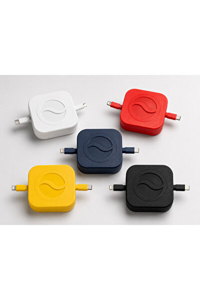 MYE TEKNOLOJİ صندوق تجميع الكابلات المحمول - منظم كابلات USB Type-C وLightning
