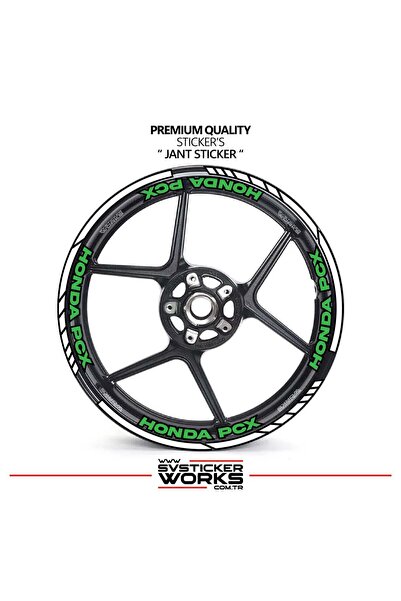 ARONA Honda pcx wheel rim strip and inner rim 16 letter sticker decal model p...