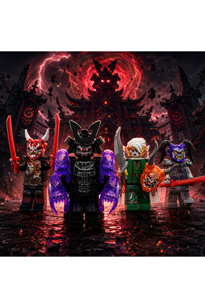 yamanS Lord Garmadon Oni Harumi Oni Mr e Prenses Harumi Son of Garmadon dörtl...