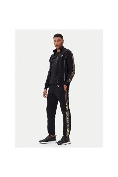 Plein Sport Pantaloni de trening pentru bărbați PAEC MJT2602 STE003N Negru