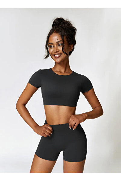 KAWN Short Sleeves Crop Top