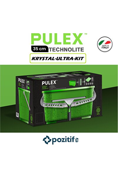 pulex KRYSTAL ULTRA KIT - Cam Temizlik Seti - 35cm - Camçek / Çekçek / Peluş ...