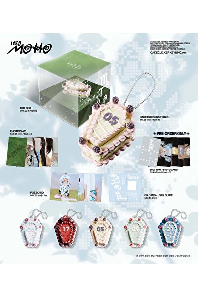 tays store ITZY - [Motto] CAKE CLICKER KEYRING Ver. Album