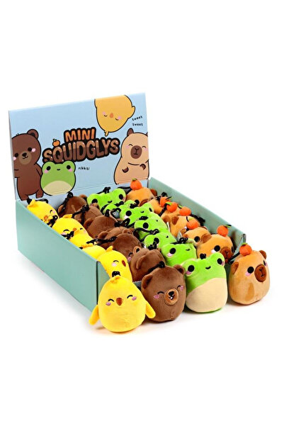 Puckator , Breloc din plus licentiat Mini Squidglys Adoramals, mix modele, Mu...