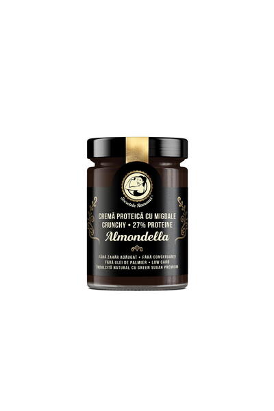 Remedia Almondella Crema Proteica cu Migdale Crunchy Secretele Ramonei 350g