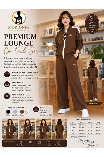 BKKOriginal MORIONES PREMIUM COORD SET LONGSLEEVE AND PANTS