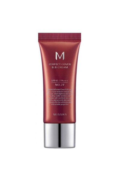 Missha BB крем с висока защита - BB крем M Perfect Cover SPF42/PA+++, цвят 27...
