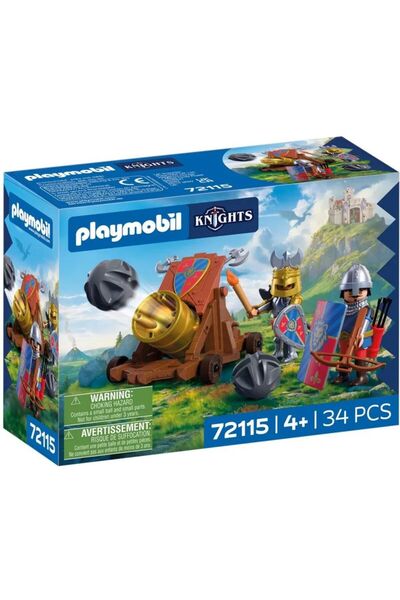 Playmobil Ιππότες Καρδιάς Λιονταριού με Κανόνι (72115)