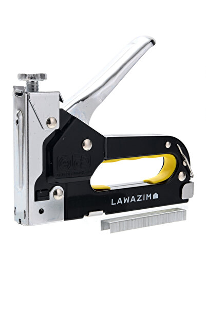 Lawazim 4-14mm Manual Staple Gun with Adjustable Power for Upholstery, Woodwo...