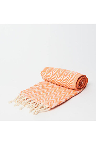 YEYE Made In Nature Prosop de hammam DAMLA, 100% bumbac, YEYE, Portocaliu nat...
