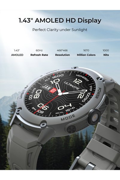 AUKEY SmartWatch 4 Ultra Titanium SW-4U-TSV