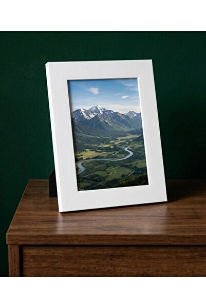 fy design BEYAZ 15X21 A5 FOTOĞRAF ÇERÇEVESİ DUVAR VE MASAÜSTÜ KULLANILABİLİR
