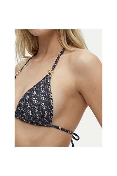 Guess Top de bikini pentru femei E6GJ48KCBJ0 Bleumarin
