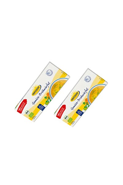Pronat Pachet 2 x Cuburi pentru supă de legume bio, 132g 12 buc pentru 6 Litr...