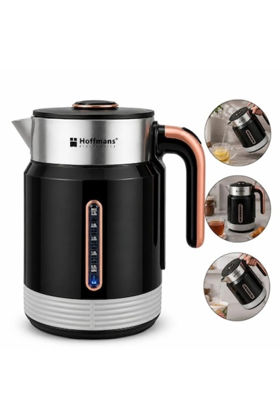 Hoffmans Electronics Hoffmans HM-2547 Fierbător electric, 1800W, 2.5L, 360 ° ...