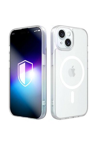 3MK Husă Misty MagSafe pentru iPhone 14, Albă