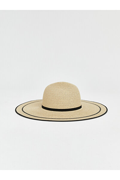 LC Waikiki Vizyon New Season Women's Straw Fedora Hat