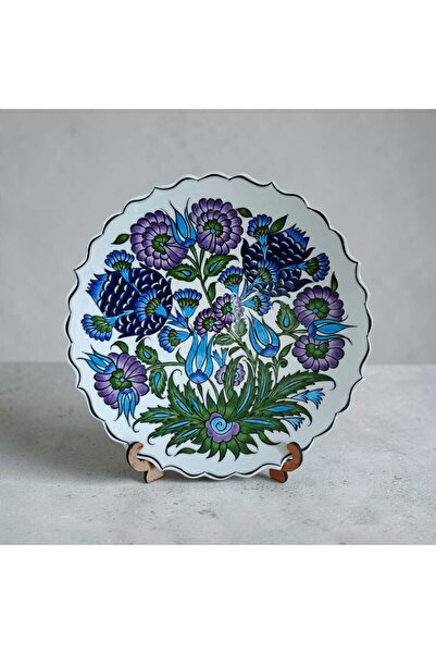 sema çini Handmade Tile 30 cm Plate