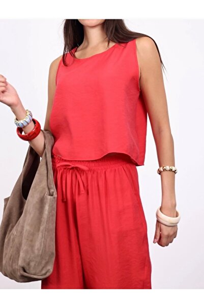 Chamakh Double Pants Suit with Thick Straps