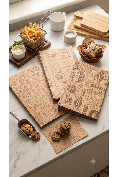 Dia Self-Patterned Oil Paper |   50 Pieces of Vintage Newspaper Pattern Prese...