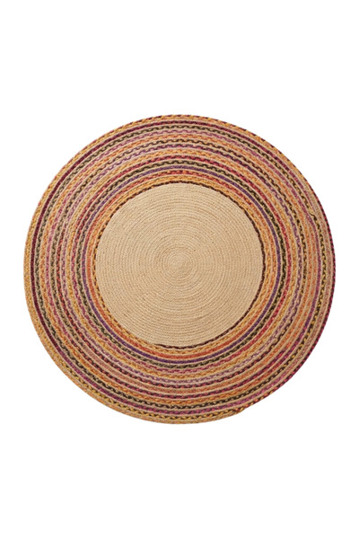 Rugs Modern Halı Rugs Modern Home - Savana Modern Yuvarlak Hasır Dokulu Halı