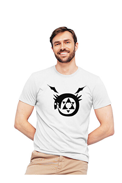 Generic Fashion World High Quality Printing Cotton T-Shirt Anime Steel Alchem...