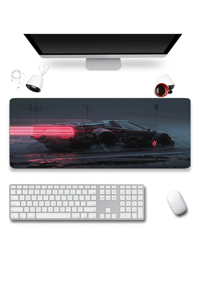 SonicTouch Keyboard Mousepad 32X70Cm Red Mark Seamless Smooth Liquid-Proof No...