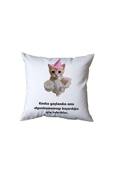 Beramussa Kanka Yaşlandın Ama Komik Doğum Günü Yastık, Arkadaşa Doğum Günü He...