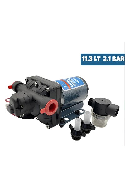 SUGA Karavan & Tekne Hidrofor Pompası 12V 11.3 Litre 31 PSI/2.1 Bar