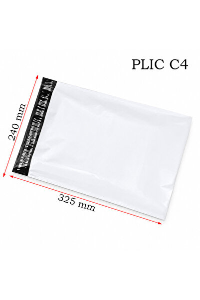 PROCART Set de 50 de plicuri de curierat C4, 240x325 mm, ambalaj rezistent pe...