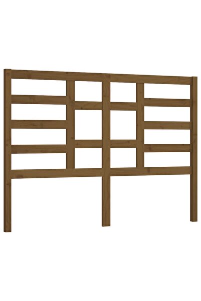 vidaxl Tăblie de pat, maro miere, 166x4x104 cm, lemn masiv de pin