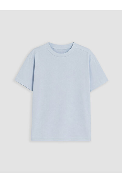 LC Waikiki Lcw Kids Blue Crew Neck Boys T-Shirt