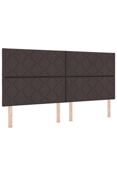 vidaxl Tăblie LED Gri deschis 200 cm țesătură